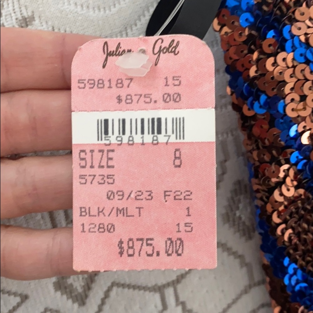 Sequin silk dress - Picture 3 of 3